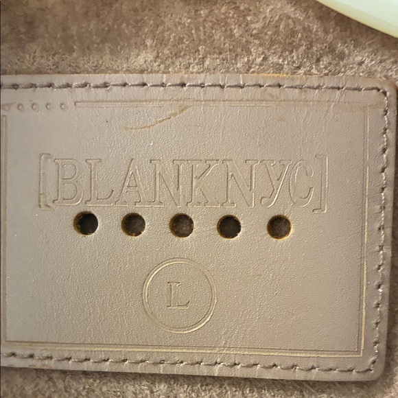 Blank NYC Brown Suede Moto Jacket with Silver Hardware - Picture 2 of 3